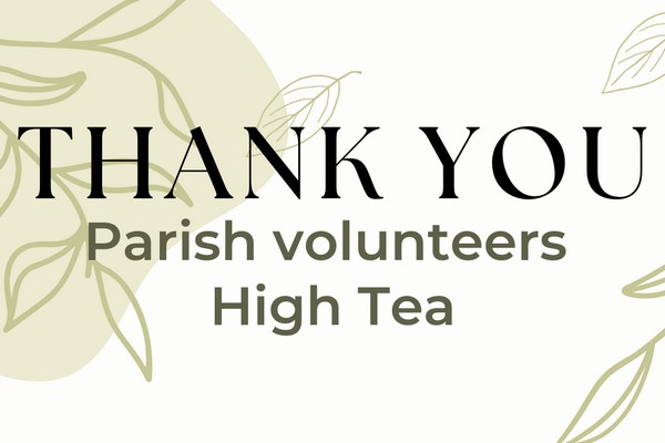 Volunteers High Tea stamp